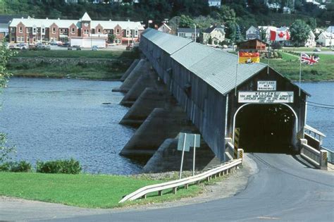 The Hartland Bridge In Hartland New Brunswick Is The Worlds Longest