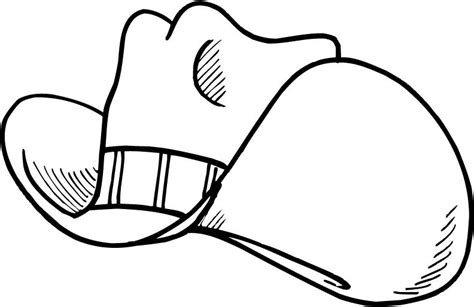 Cowboy boots and hat color isolated for desi vector. Cowboy Boot Coloring Pages - ClipArt Best