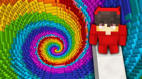 Minecraft Extreme Rainbow Dropper Custom Map Youtube