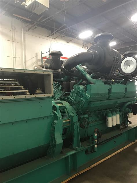 2750kw Cummins Dqlf Stationary Generator 480v Qsk78 G11 Fetting