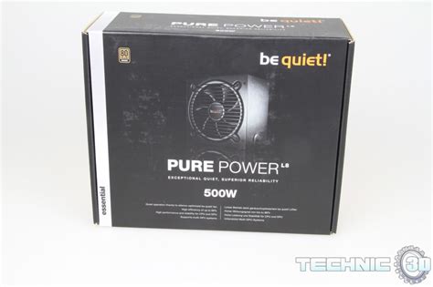 Be Quiet Pure Power Bq L8 500w Netzteil Im Test Review Technic3d