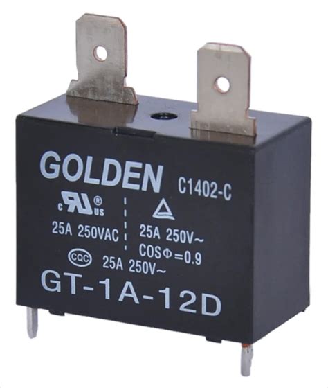golden relay gt 1a 12d 25a 1hp 2hp tv 112vdc spno plug in mini 4 pins 0 9w electromagnetic relay