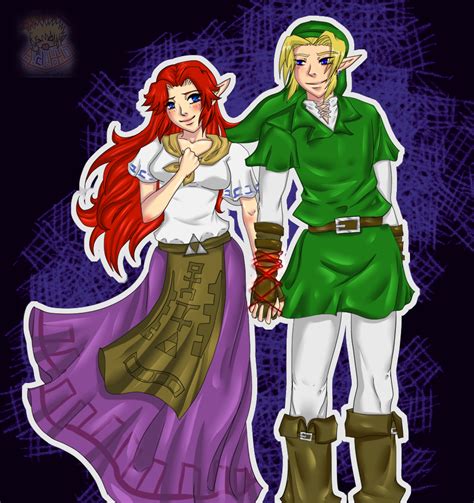 Malon X Link Red String Of Fate By Studio Adhd On Deviantart