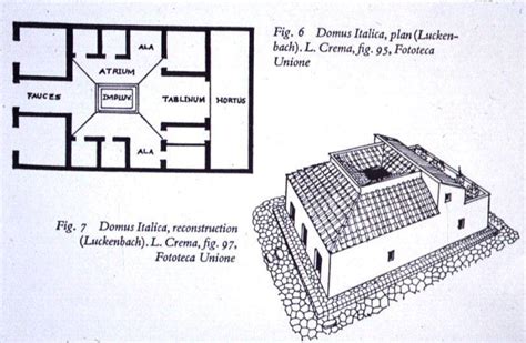 From the historical perspective, the roman domus (house) was oddly enough not exactly 'roman' in its character; Comparison Greek Roman House Plans Typical Etruscan Domus ...