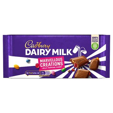 The queen cocoa and chocolate manufacturers cadbury uk ltd., bournville. Cadbury Dairy Milk Marvellous Creations Jelly Popping ...