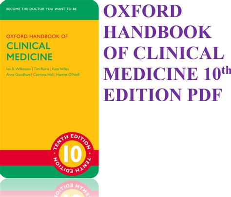 Oxford Handbook Of Clinical Medicine 10th Edition Pdf Download Free2021