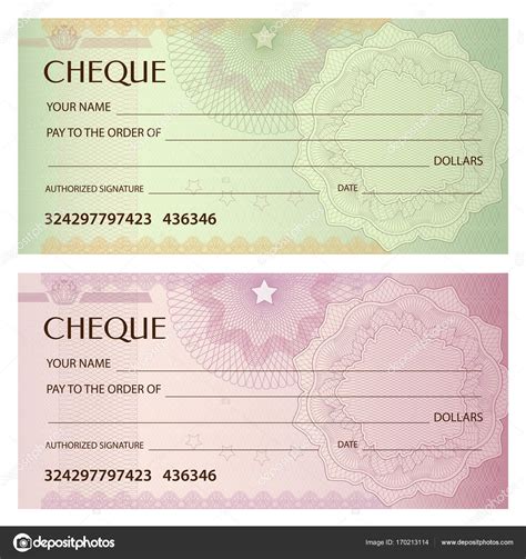 Cheque Template