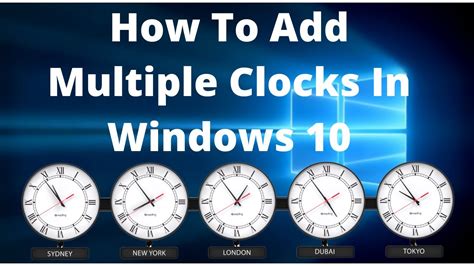How To Show Multiple Clocks On Windows 11 10 Vrogue