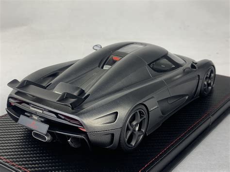 118 Koenigsegg Knc Regera Matte Black Carbon Pole Position