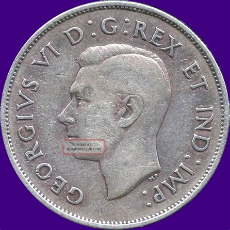 1938 Canada Silver 50 Cent Piece 11 66 Grams 800 Silver No Tax