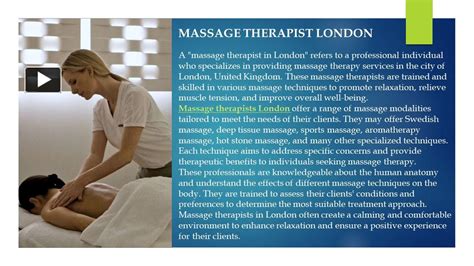Ppt Massage Therapist London Powerpoint Presentation Free To Download Id 971b7d Zdcwm