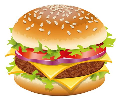 Cheeseburger Clipart Vegetable Burger Picture 175377 Cheeseburger