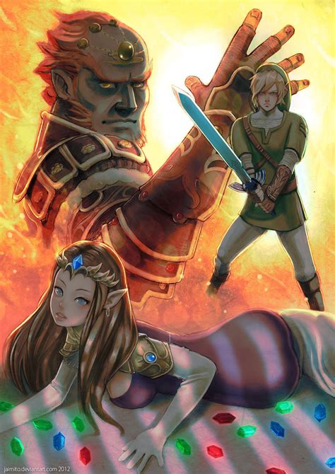 zelda ganon and link by jaimito on deviantart