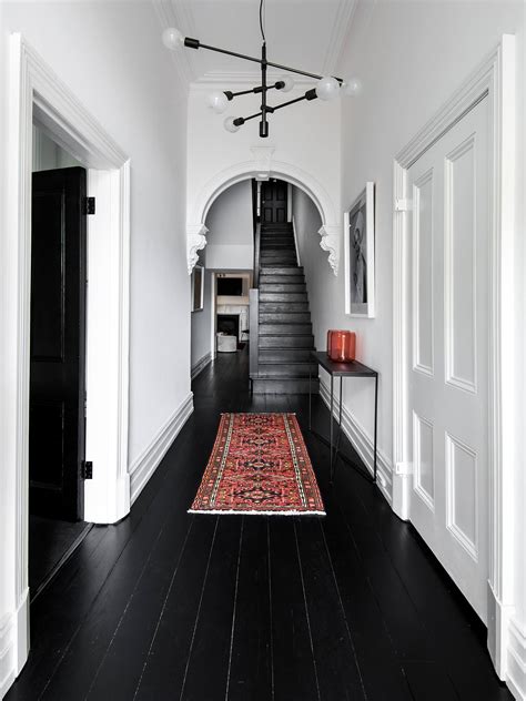 Make A Serious Statement With Black Floors Style Curator