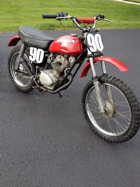 Race tech has fork upgrades for all years, oe vintage models sported drum brakes that lack the stopping power these bikes need, send in your drum brakes for brake arcing service for dramatic improvements in. Honda SL100 enduro, dirt bike, vintage collectors bike, Rare.