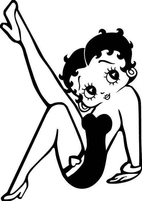 Betty Boop Vintage Cartoon Vintage Pinup Pin Up Drawings Book Folding Patterns Silhouette