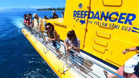 travel video reef dancer yellow submarine in maui hawaii maui reefdancer youtube