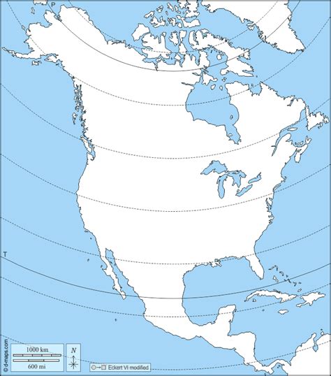 Blank Map Of The United States With Latitude And Longitude