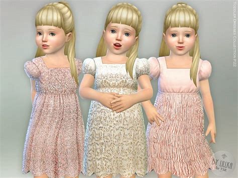 The Sims Resource Toddler Dresses Collection P22 By Lillka • Sims 4
