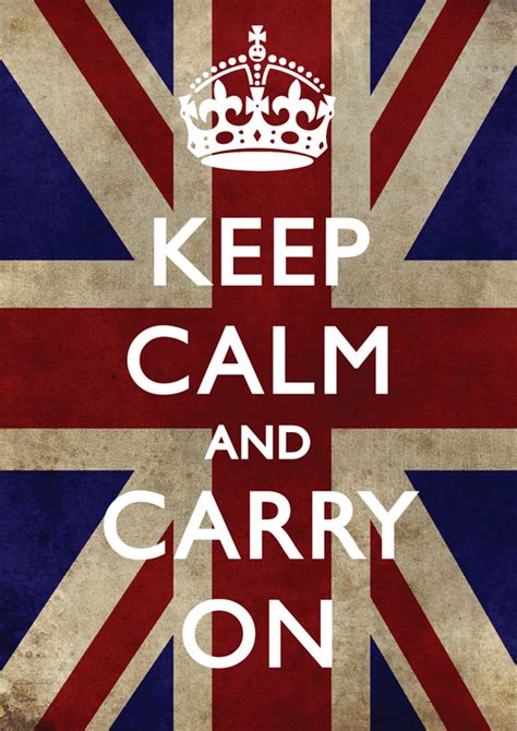 The Keep Calm Posters Originated In England During The Time Of World