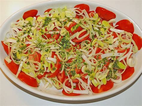 Porree Tomaten