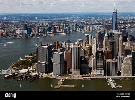 Aerial Photograph Lower Manhattan East River Waterfront Whitehall