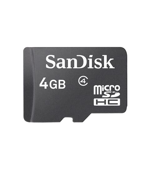 I don't mean obviously more to a gaming machine besides just piles of memory. SanDisk microSDHC Card 4GB, CLASS 4 Memory Card- Buy ...