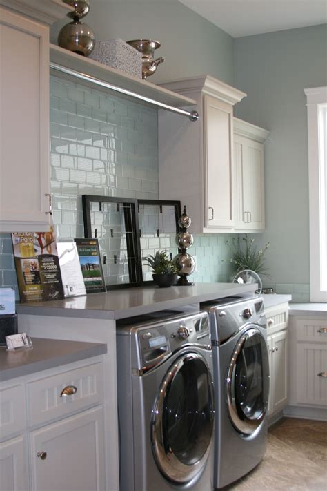 Laundry Room Tile Designs Laundry Rustic Idea Homelovr Functional
