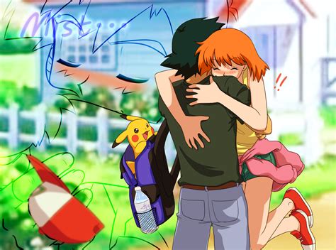 Beautiful ♡ Pokeshipping ♡ Ash Pokemon Pokemon Ash And Misty