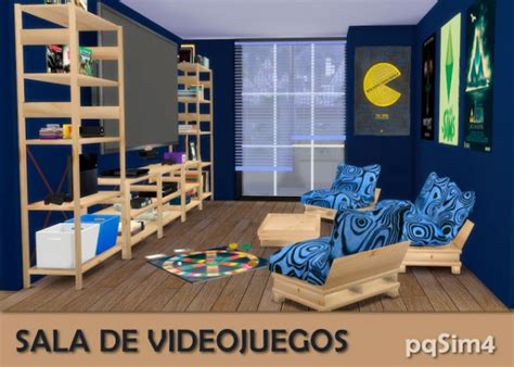 Pqsims4 Videogame Room Sims 4 Downloads