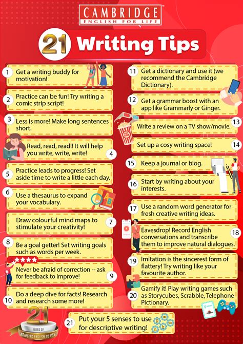 21 Writing Tips Cambridge English For Life