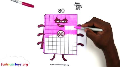 New Numberblock 80 All New Episodes Of Numberblocks Coloring Fun