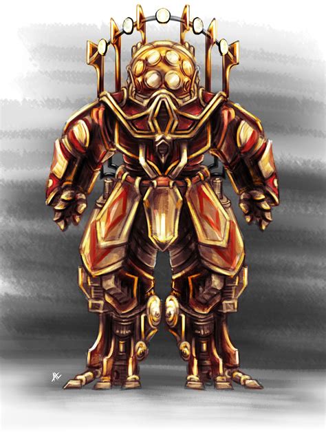 Artstation Steampunk Armor Concept