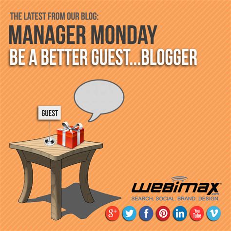 Manager Monday Be A Better Guestblogger