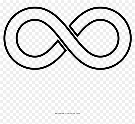 Infinity Sign Coloring Pages Line Art Hd Png Download 1000x1000