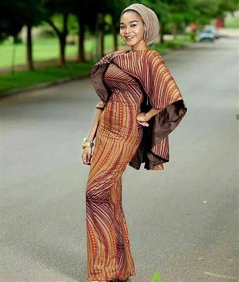 Hausa Ankara Long Gown Styles