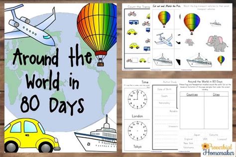 Around The World In 80 Days Unit Study Free Printable School