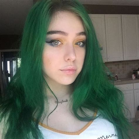 Hairdare Haircolor Greenhair Womenshair Beauty Unnatural Hair