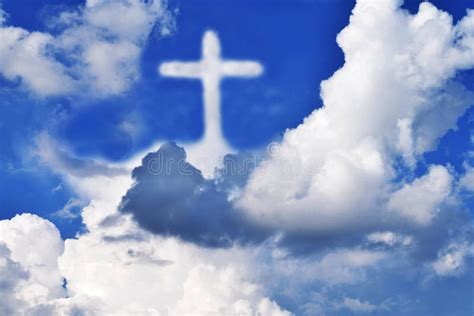 A Cross Cloud Stock Image Image Of Cloud Catholic Protestant 8600843
