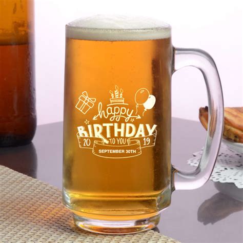 Personalized Birthday Beer Mug Tsend Home And Living Ts Online