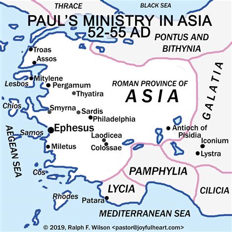 7 Paul In Ephesus Acts 1823 1941 52 55 Ad Apostle Paul