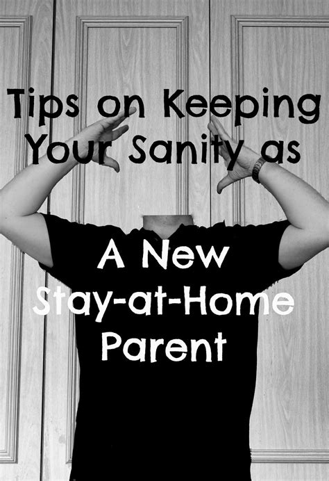 Tips On Keeping Your Sanity As A New Stay At Home Parent