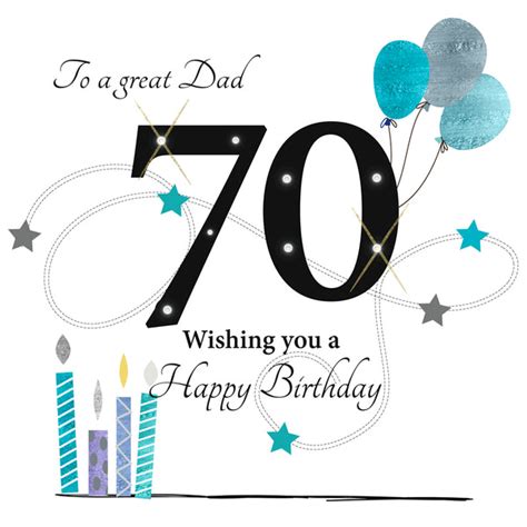 Large 70th Birthday Card Dad 70th Birthday Card Dad Dad 70th Birthday