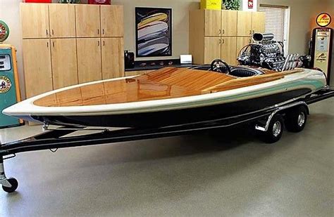 Vintage Drag Boat Wooden Boat Kits Speed Boats Flat Bottom Boats