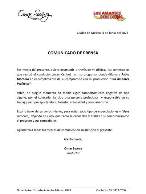 Pablo Montero Desmintió La Supuesta Pelea Con Cristián De La Fuente Infobae