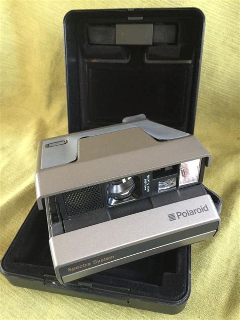Vintage Polaroid Spectra System Camera W Original Hard Case And