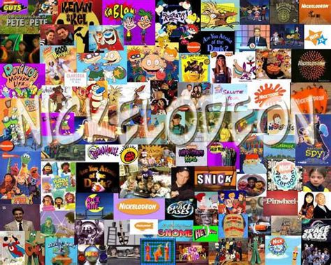 90s Nickelodeon Show Collage Nickelodeon 90s Nickelodeon