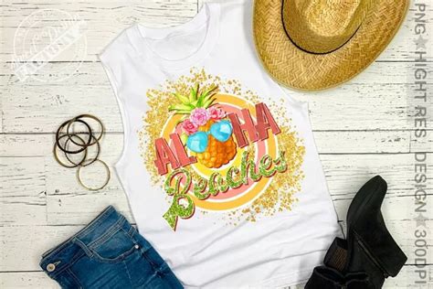 Aloha Beaches Png Summer Sublimation Design Svgs Design