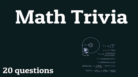 Math Trivia Questions With Pictures In Fact Some Students Find Math