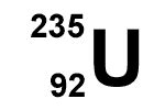 235u is a fissile isotope, which means 235u is capable of undergoing fission reaction after absorbing thermal neutron. How do you write the symbol Uranium-235 using subscripts ...
